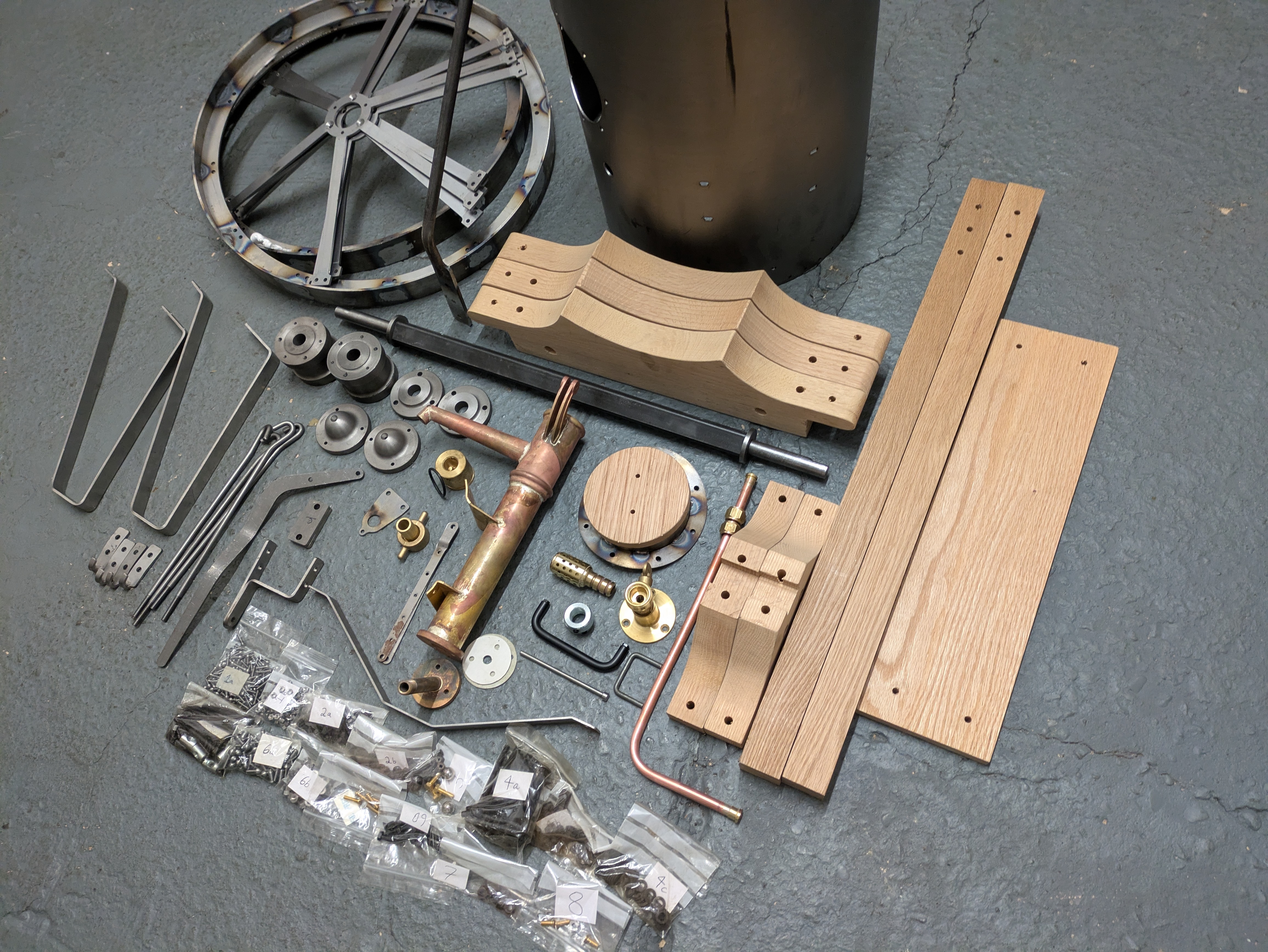 4" Fowler Type Water Bowser/Cart Kit for Live Steam Traction Engine - Image 6