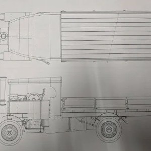 6" Scale Foden 6 Ton C Type Steam Wagon Drawings/Plans