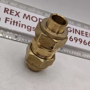 1/2" BSP (12mm Pipe) Live Steam Double Pipe Union