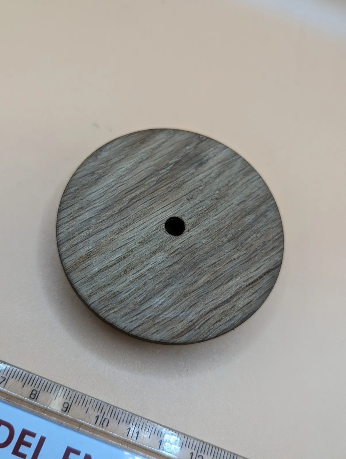 American Oak 4" Scale Pressure Gauge Mount for Live Steam Engine - Image 2