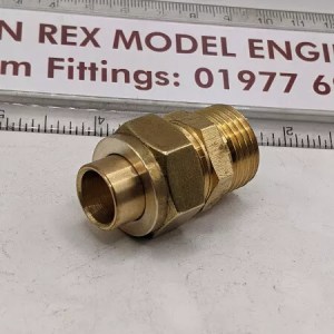 1/2" BSP (12mm Pipe) Live Steam Single Pipe Union