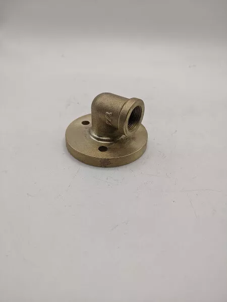 Live Steam Traction Engine 9/16 x 26 (3/8 Pipe) Flange & Elbow