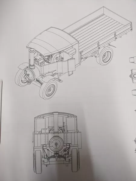 6" Scale Foden 6 Ton C Type Steam Wagon Drawings/Plans - Image 2
