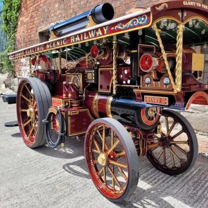 Brass CNC Nameplate Manufacturing Service for 4" Live Steam Traction Engines