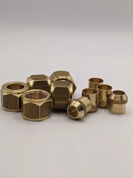 Steam Engine 3/8 Pipe Nuts & Nipples (9/16 x 26) - Image 6