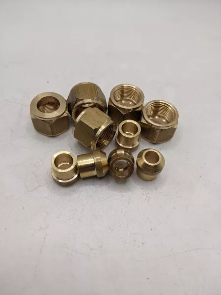 Steam Engine 3/8 Pipe Nuts & Nipples (9/16 x 26) - Image 9