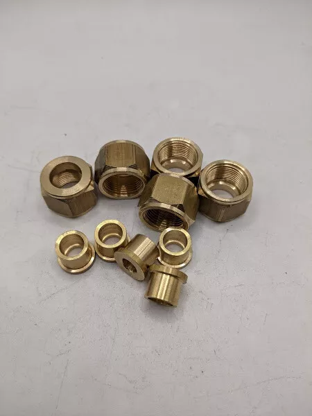 Steam Engine 3/8 Pipe Nuts & Nipples (9/16 x 26) - Image 10