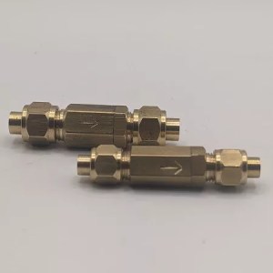 Inline Oil Check Valves for Steam Engine