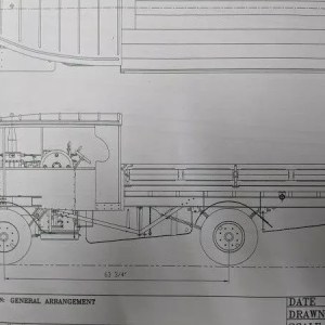 4.5" Scale Foden 6 Ton C Type Steam Wagon Drawings/Plans