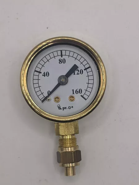 2" Diameter 1/8 BSP Pressure Gauge for Steam Engine - Image 3